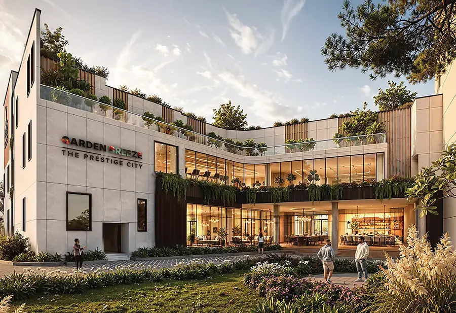 Prestige Garden Breeze clubhouse exterior